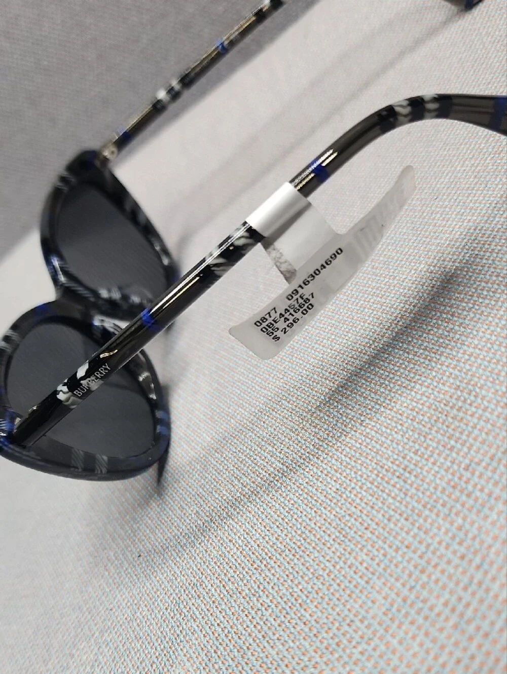 Women’s Cat-Eye Sunglasses - Black Blue Tortoiseshell Burberry